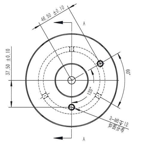 Adaptor coloana Omegon Pro 45mm pentru monturi Vixen